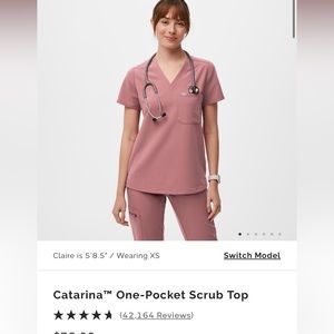 Figs scrub set one pocket top and Zamora joggers xs